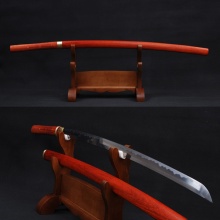 红木装 花纹钢 武士刀